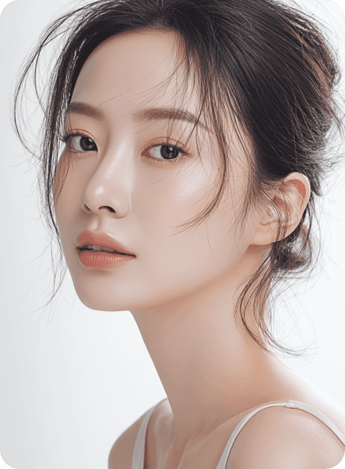 디마레 얼굴지방흡입, 불필요한 지방 없이 매끄럽게 정리된 얼굴 라인