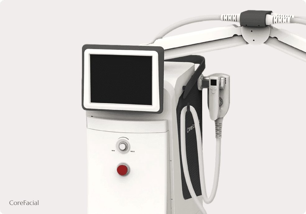 디마레 코어페이셜(COREFACIAL) 리프팅 기기, 펄스 전자기장(PEMF)으로 피부 전층을 고르게 자극하여 속 건조와 탄력을 해결하고 피부 컨디션을 회복시키는 비침습 관리